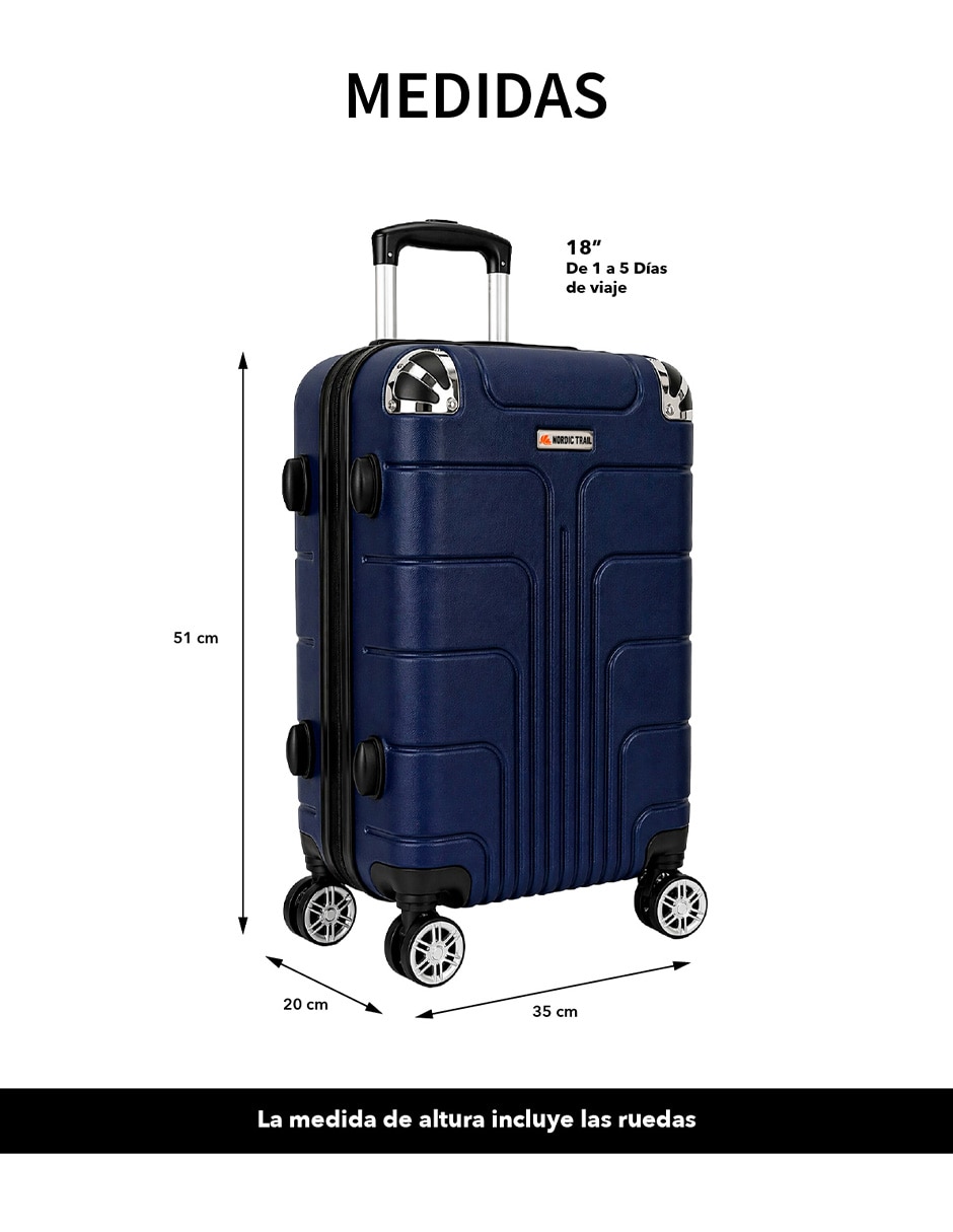 Maleta con ruedas carry on 9